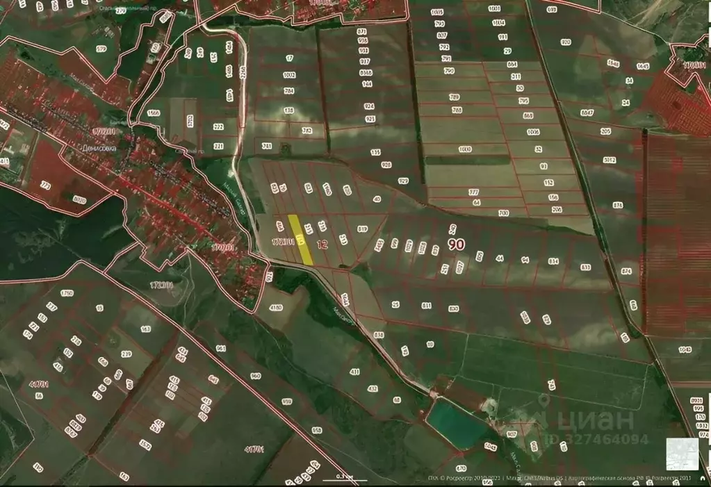 Участок в Крым, Симферопольский район, Трудовское с/пос, с. Денисовка  ... - Фото 1