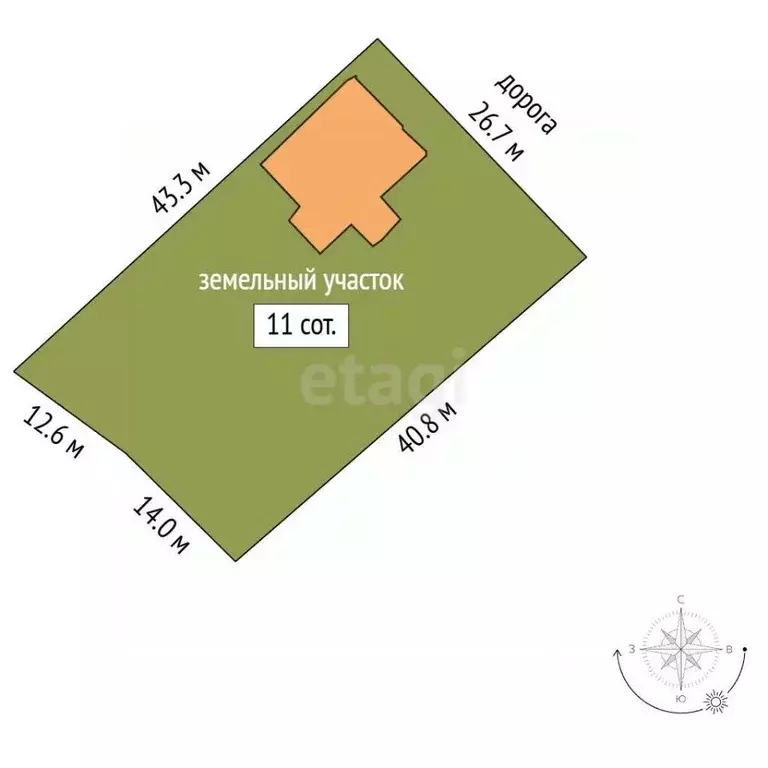 Дом в Челябинская область, Красноармейский муниципальный округ, пос. ... - Фото 2