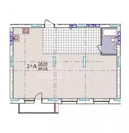 2-к кв. Ханты-Мансийский АО, Ханты-Мансийск ул. Гагарина, 120 (69.08 ... - Фото 1