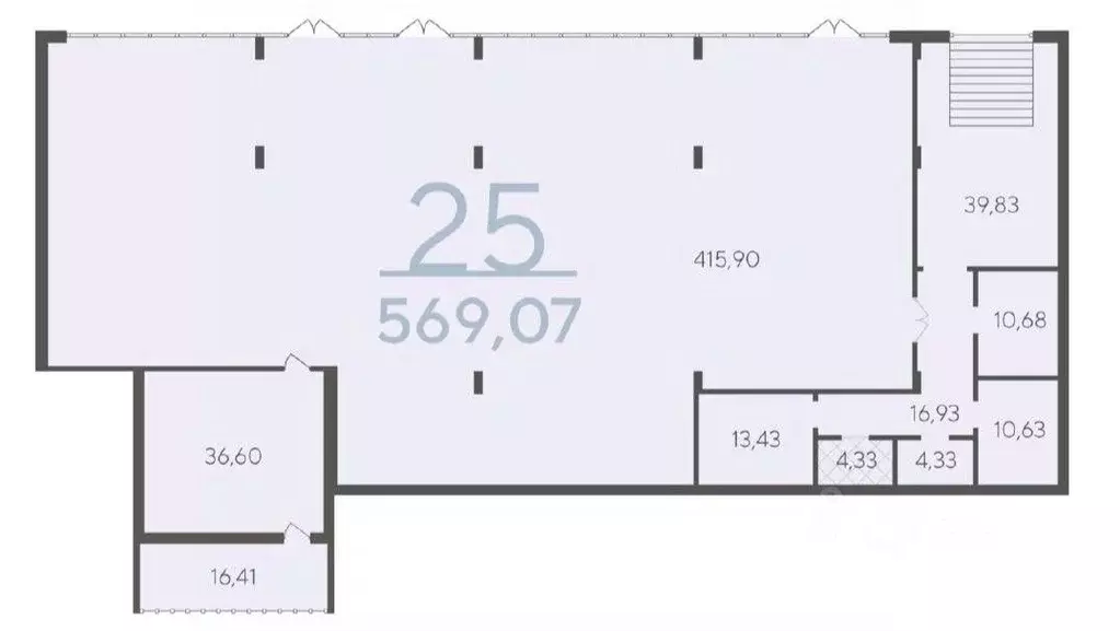 Офис в Тюменская область, Тюмень ул. Луначарского, 20 (569 м) - Фото 1