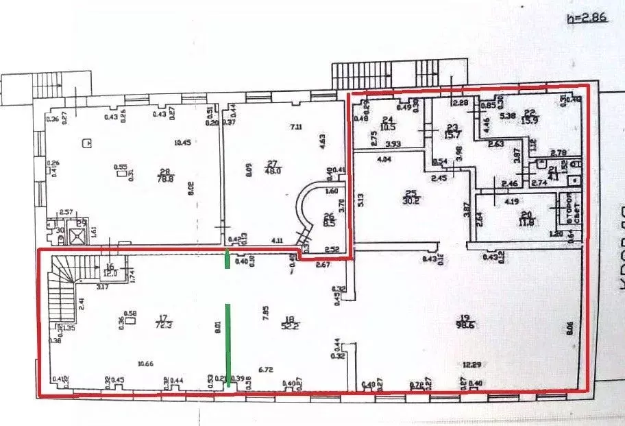 Помещение свободного назначения в Санкт-Петербург Октябрьская наб., ... - Фото 2