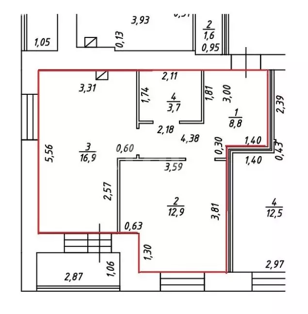 1-комнатная квартира: Кострома, Индустриальная улица, 5 (42.3 м) - Фото 1