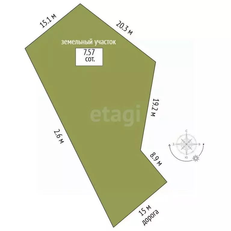 Участок в Саха (Якутия), Якутск Покровское шоссе, 8-й км (757.0 сот.) - Фото 1