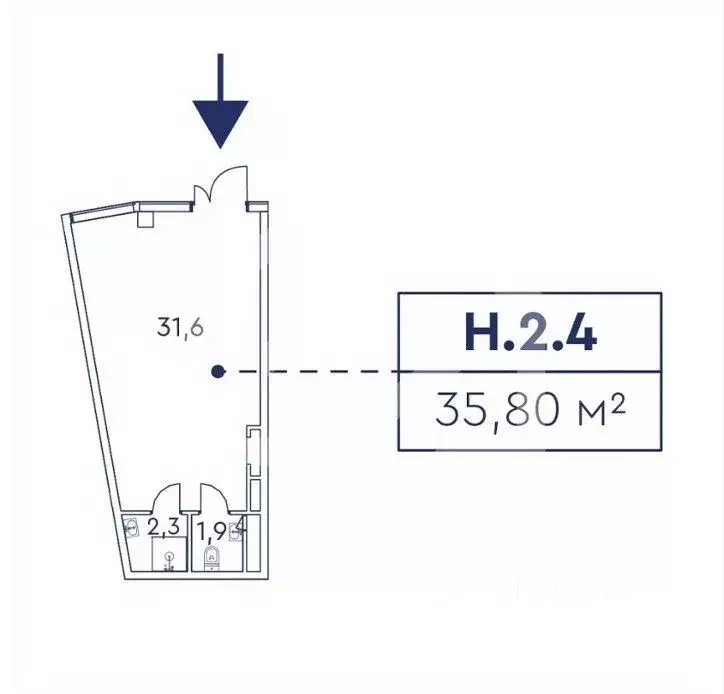Торговая площадь в Москва просп. Мира, 222 (36 м) - Фото 2
