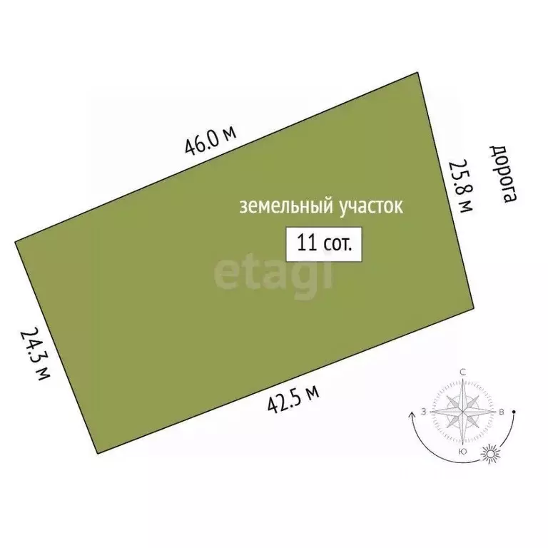 Участок в Тюменская область, Нижнетавдинский муниципальный округ, ... - Фото 2