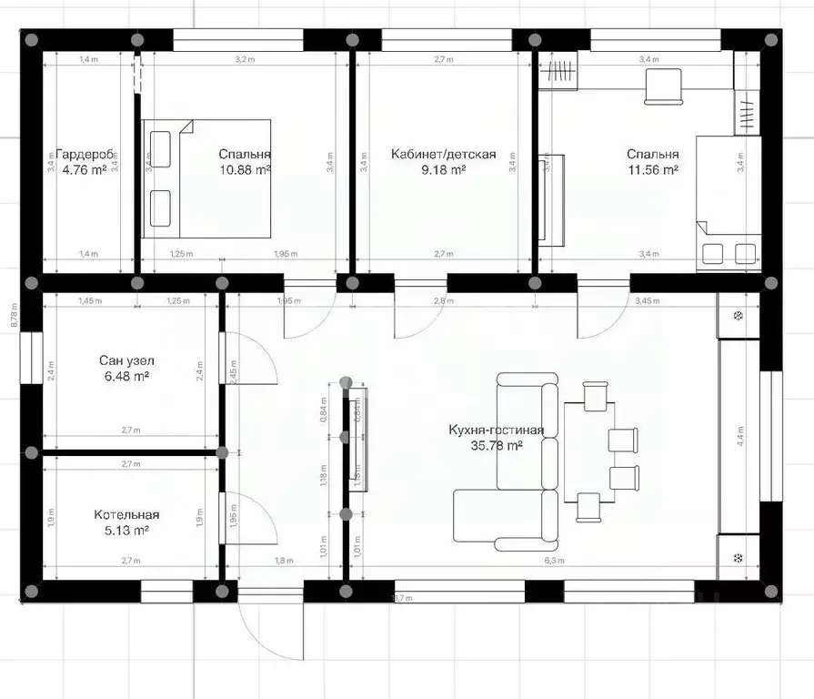 Дом в Томская область, Томский район, Слобода Вольная ДНП ул. ... - Фото 2
