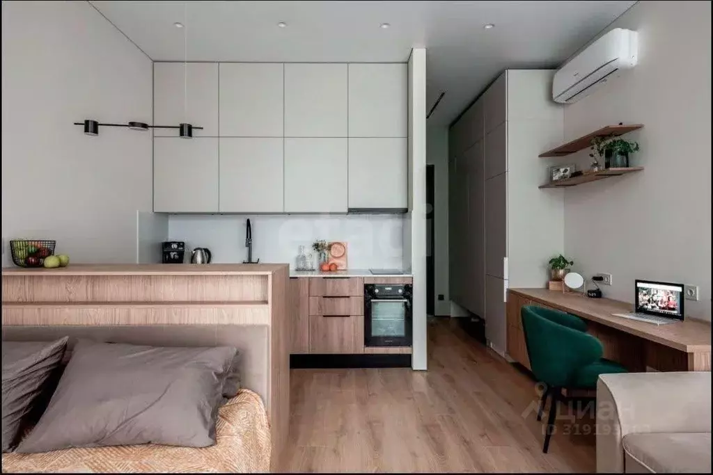 Студия Москва Зорге 9 жилой комплекс, 9Ак7 (28.0 м) - Фото 0