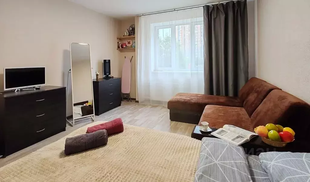 1-к кв. Санкт-Петербург пос. Парголово, ул. Федора Абрамова, 8 (40.0 ... - Фото 1