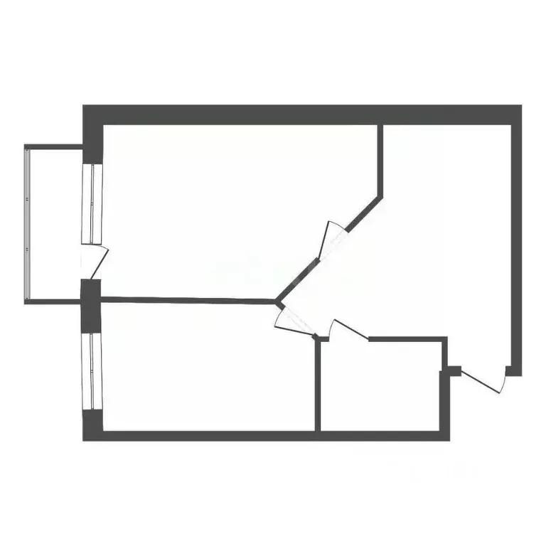 1-к кв. Калужская область, Совхоз Боровский с/пос, д. Кабицыно ул. ... - Фото 2