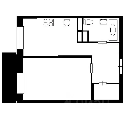 1-к кв. Московская область, Видное бул. Зеленые аллеи, 14 (39.0 м) - Фото 2