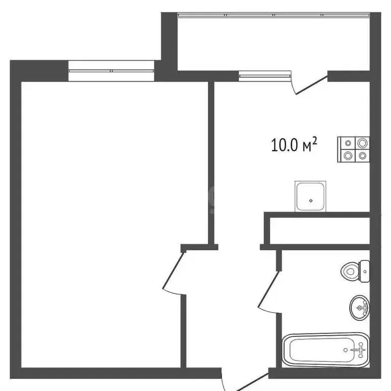 1-комнатная квартира: Анапа, Парковая улица, 64к2 (45 м) - Фото 1