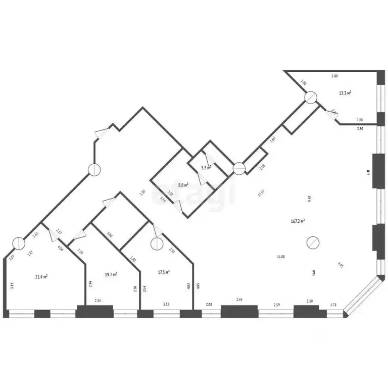 Офис в Москва 2-я Брестская ул., 8 (311 м) - Фото 1