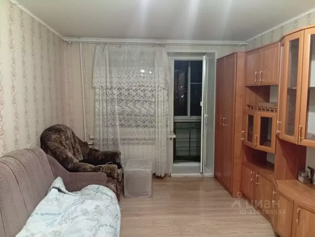 1-к кв. Ивановская область, Иваново Пролетарская ул., 22 (29.0 м) - Фото 0