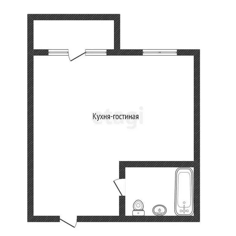 1-комнатная квартира: Сочи, улица Ленина, 290/8к2 (35.8 м) - Фото 0