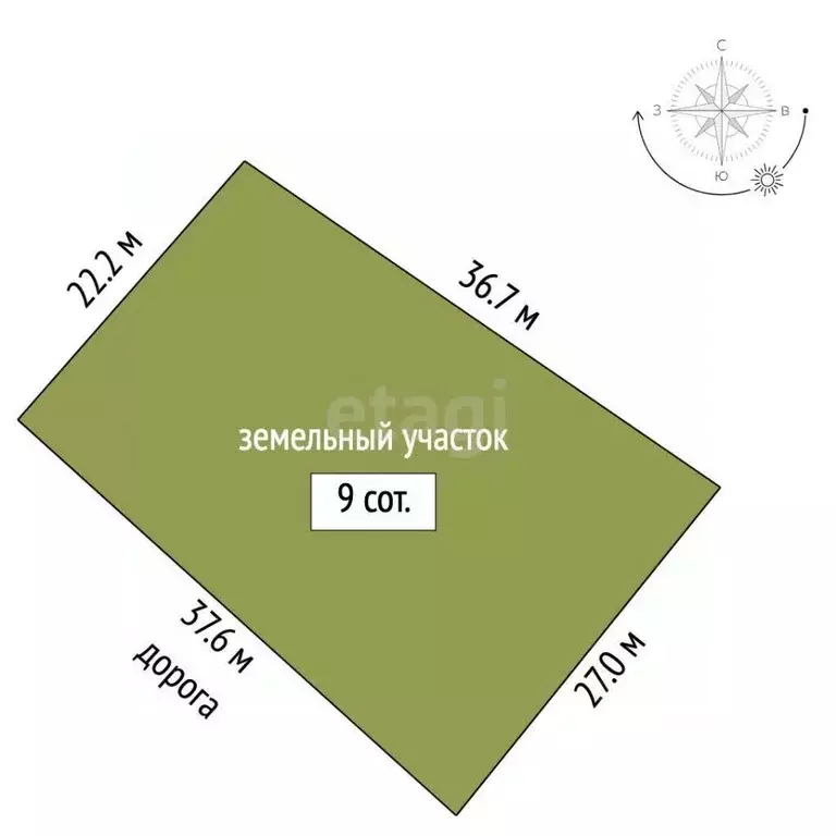 Участок в Крым, Алушта муниципальный округ, с. Малореченское ул. ... - Фото 2