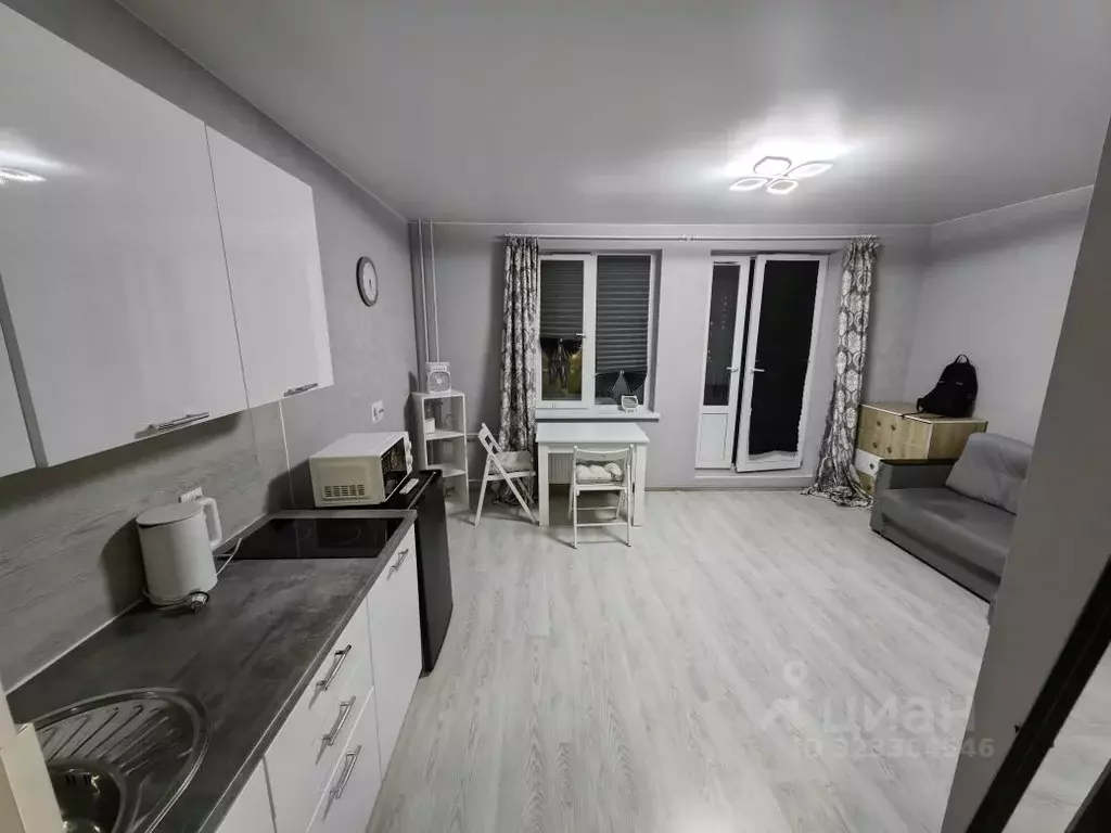 Студия Ленинградская область, Мурино Всеволожский район, бул. ... - Фото 0