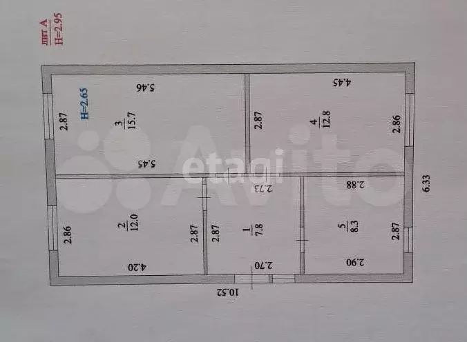 Дом 58,3 м на участке 5 сот. - Фото 0