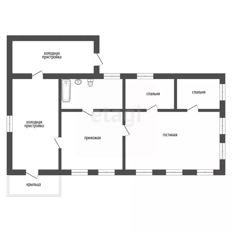 Дом в Тамбовская область, Мичуринск Кооперативная ул., 13 (41 м) - Фото 1