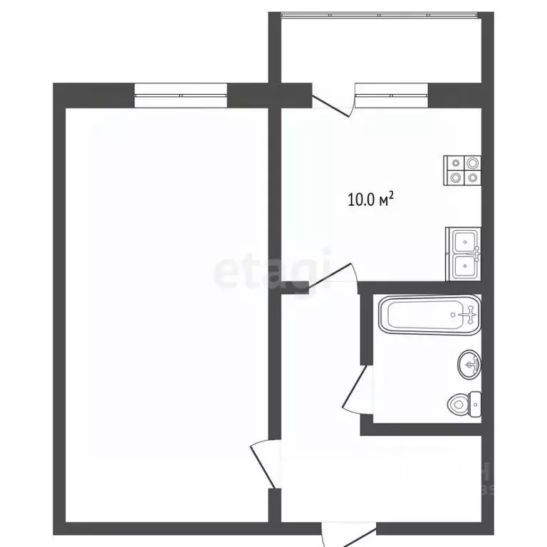 1-к кв. Московская область, Мытищи ул. Семашко, 17к1 (42.0 м) - Фото 2