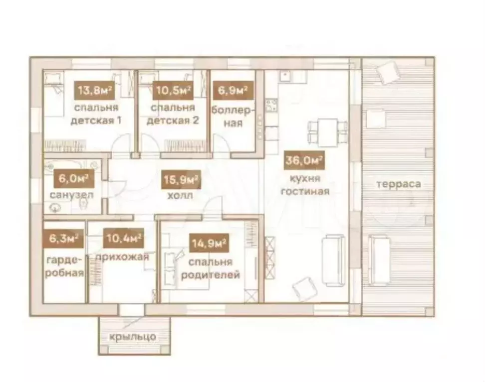 Дом 152 м на участке 10 сот. - Фото 0