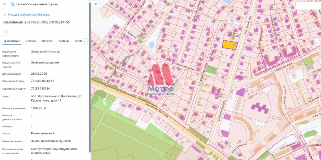 Участок в Ярославль, посёлок Норское, улица Куропаткова, 47 (1 м) - Фото 2