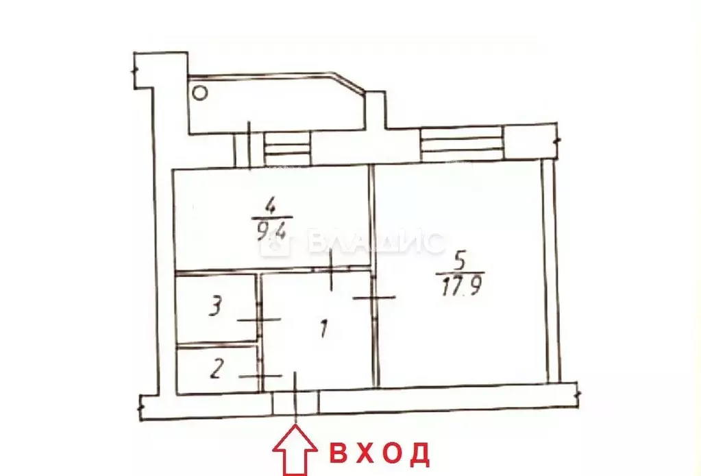 1-к кв. Белгородская область, Белгород ул. Дзержинского, 10 (38.0 м) - Фото 2