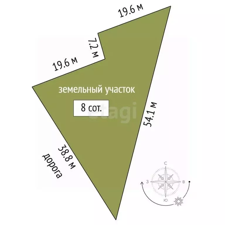 Участок в Башкортостан, Стерлитамакский район, д. Рязановка ... - Фото 2