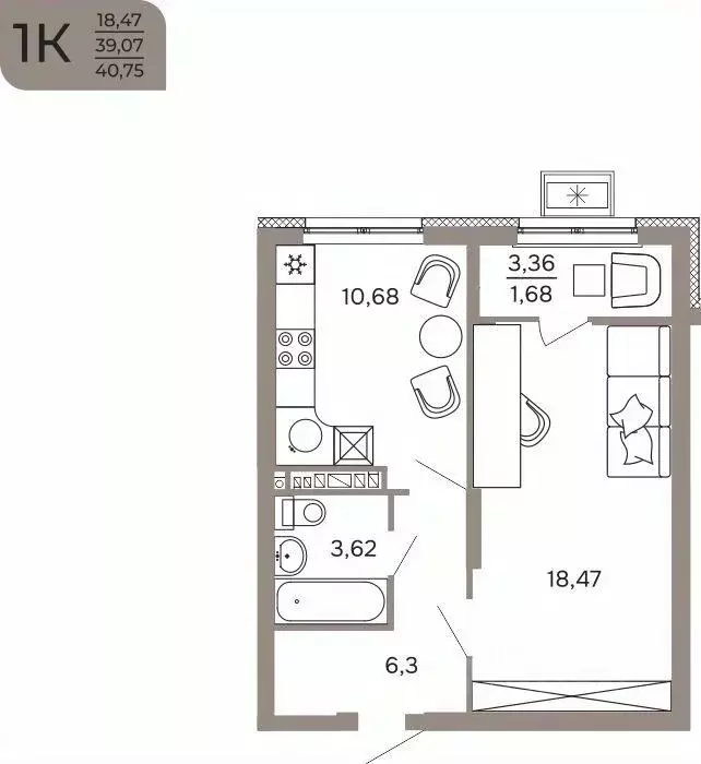 1-к кв. Пензенская область, Пенза Арбеково мкр, Дальнее Арбеково мкр, ... - Фото 0