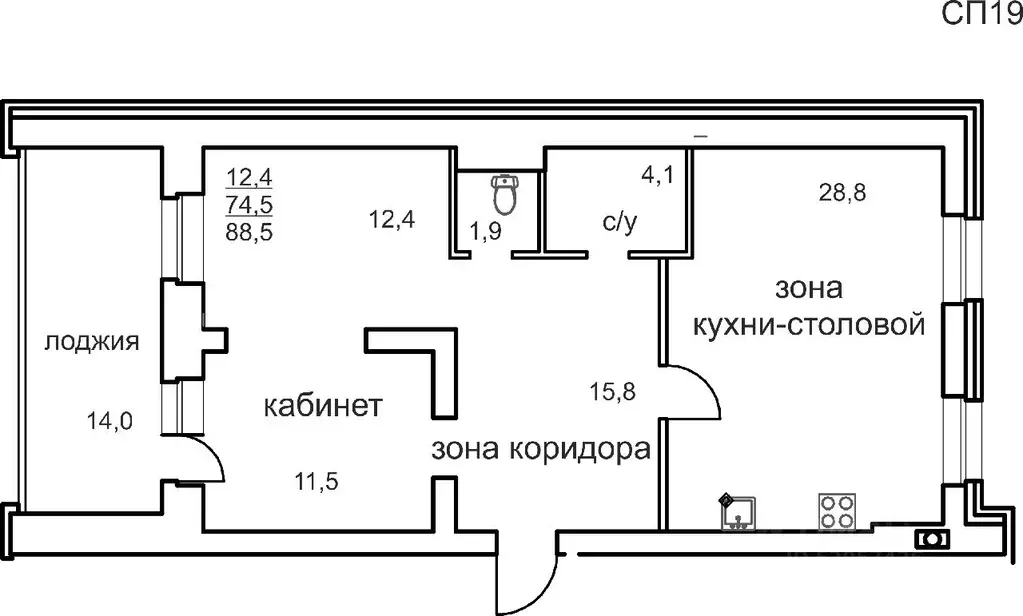 3-к кв. Вологодская область, Череповец 10-й мкр,  (88.0 м) - Фото 0