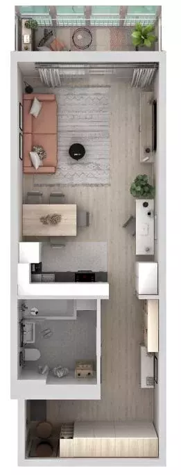 Продаётся 1-к квартира, 43.09 м - Фото 1