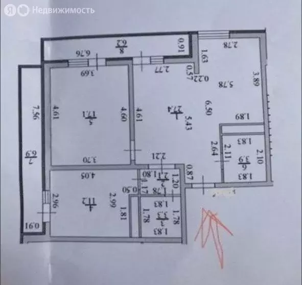 2-комнатная квартира: Краснодар, Новороссийская улица, 90/2к1 (78 м) - Фото 1