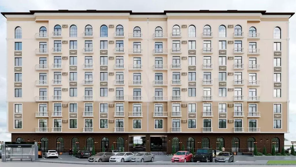 1-к. квартира, 44,1 м, 3/8 эт. - Фото 1