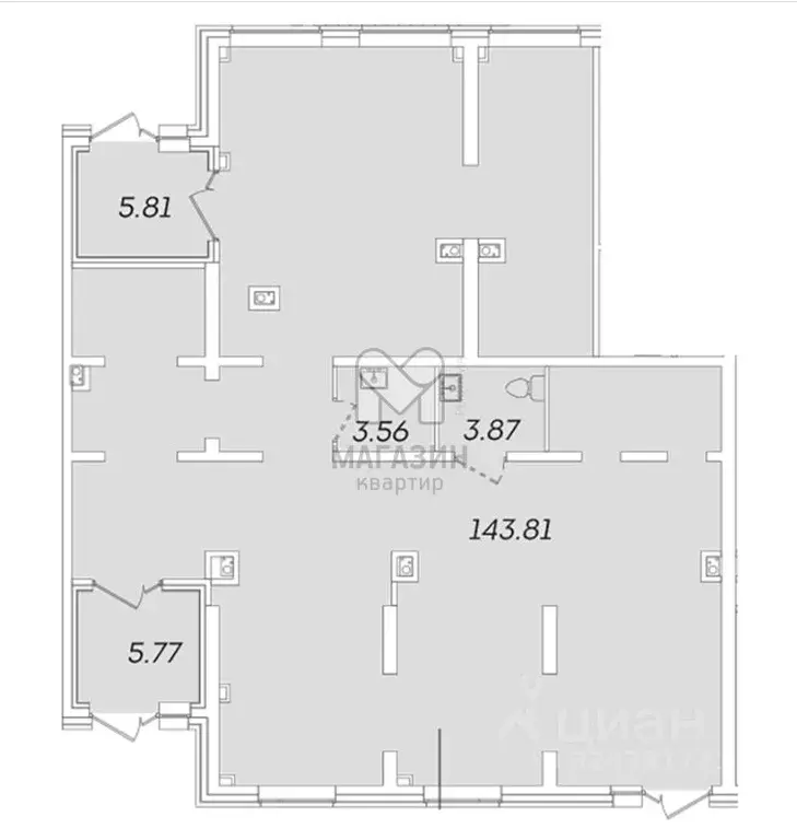 Торговая площадь в Ленинградская область, Мурино Всеволожский район, ... - Фото 2