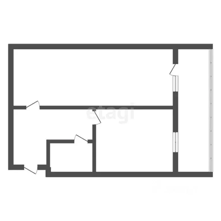 Комната Амурская область, Благовещенск Комсомольская ул., 61 (24.4 м) - Фото 2