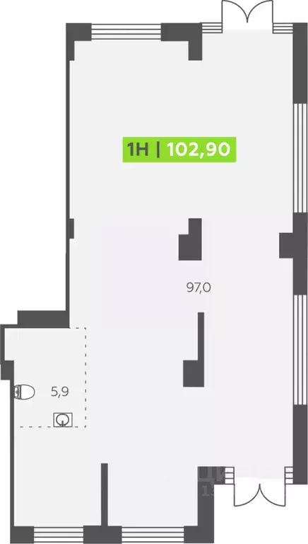 Торговая площадь в Ленинградская область, Кудрово г. Всеволожский ... - Фото 1