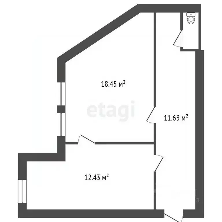 Комната Санкт-Петербург Кондратьевский просп., 32 (9.6 м) - Фото 2
