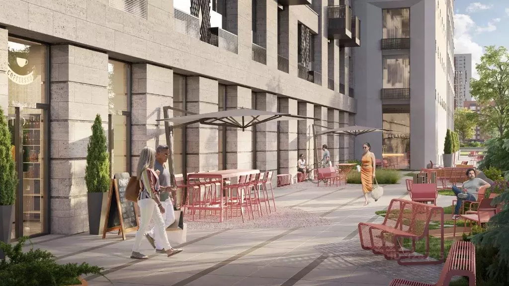 Помещение свободного назначения в Москва Страна Озерная жилой комплекс ... - Фото 1