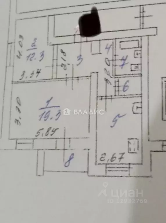 2-к кв. Пензенская область, Пенза ул. Рахманинова, 3А (56.0 м) - Фото 2