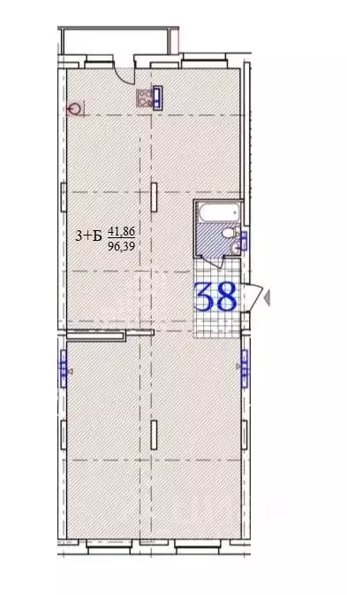 3-к кв. Ханты-Мансийский АО, Ханты-Мансийск ул. Гагарина, 120 (96.39 ... - Фото 1