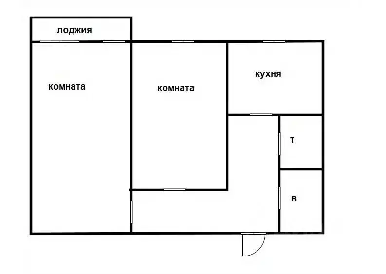 2-к кв. Приморский край, Владивосток ул. Надибаидзе, 17 (49.6 м) - Фото 1