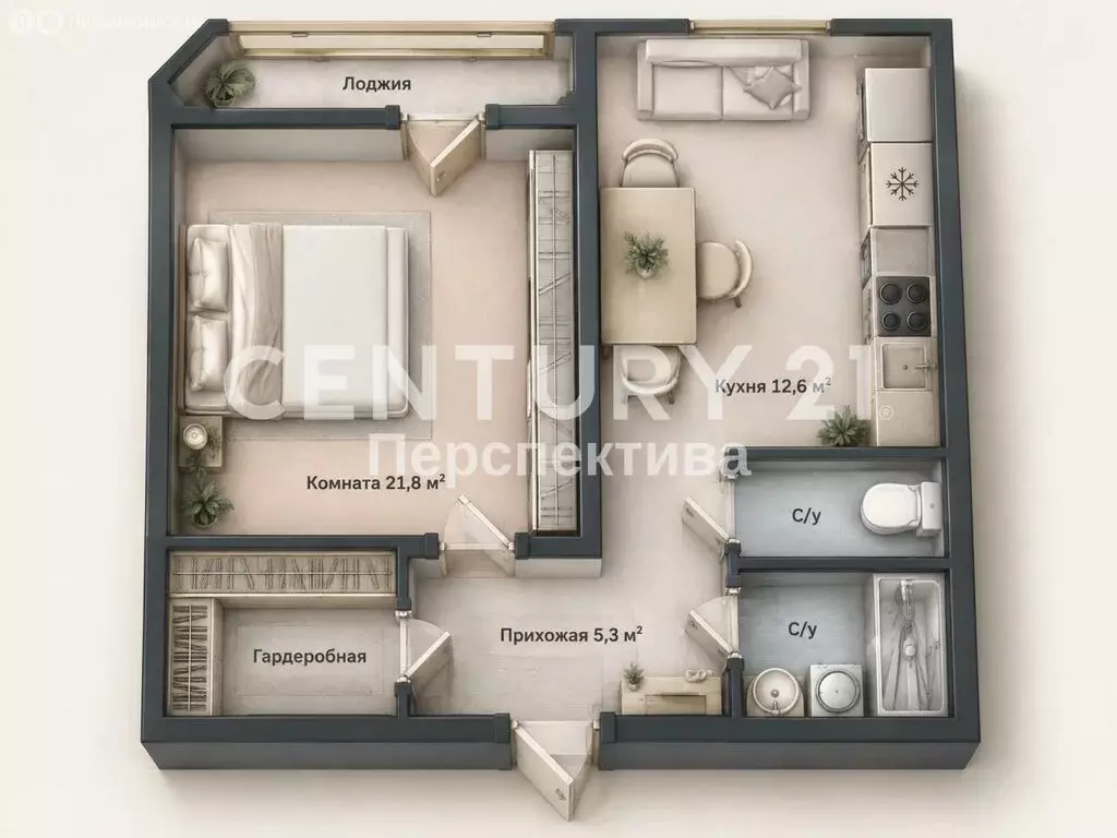 1-комнатная квартира: Балашиха, Балашихинское шоссе, 12 (45.5 м) - Фото 2