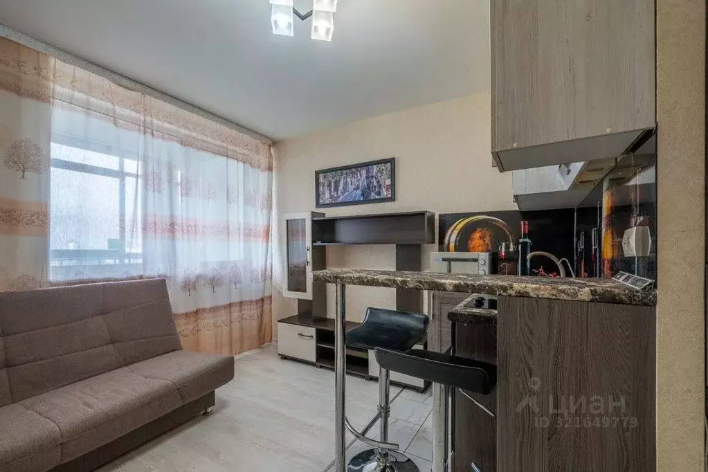 Студия Свердловская область, Екатеринбург ул. Рощинская, 21к1 (21.0 м) - Фото 1