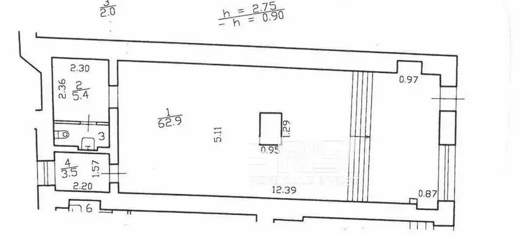 Помещение свободного назначения (172.3 м) - Фото 2