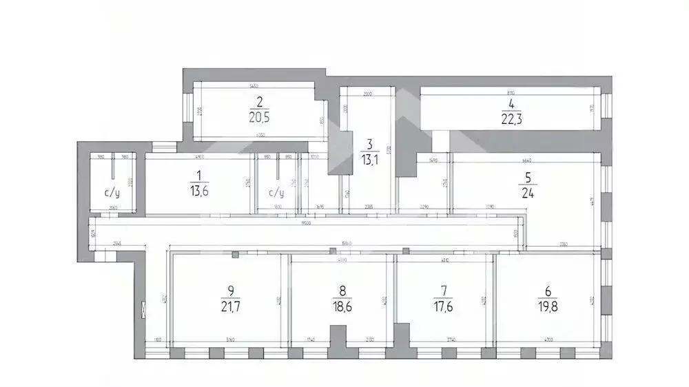 Помещение свободного назначения в Москва Напрудный пер., 8С1 (22 м) - Фото 1