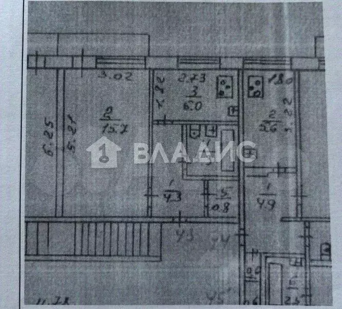 1-к кв. Тыва, Кызыл ул. Калинина, 7 (29.1 м) - Фото 1