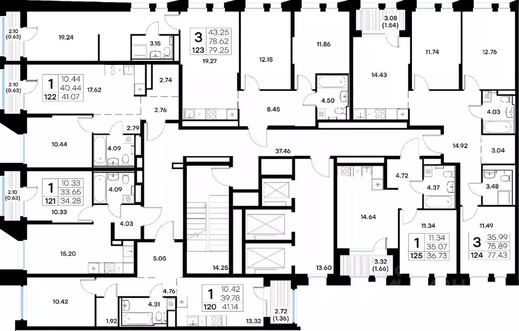 3-к кв. Татарстан, Казань ул. Профессора Мухамедьярова (77.43 м) - Фото 1