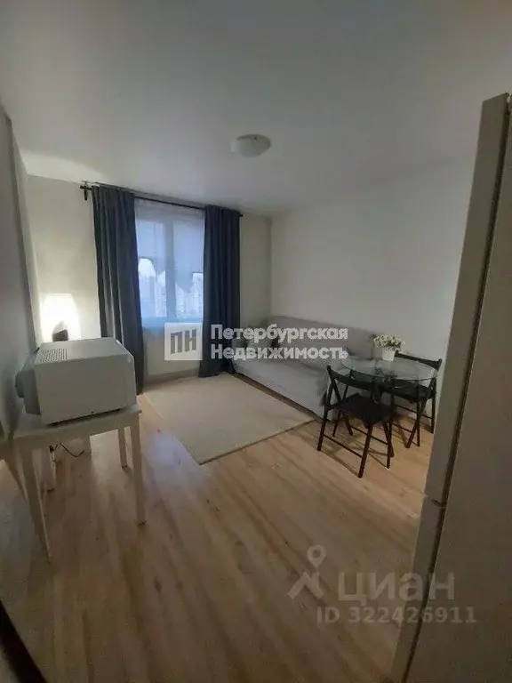 Студия Санкт-Петербург ул. Вадима Шефнера, 14к1 (25.0 м) - Фото 1