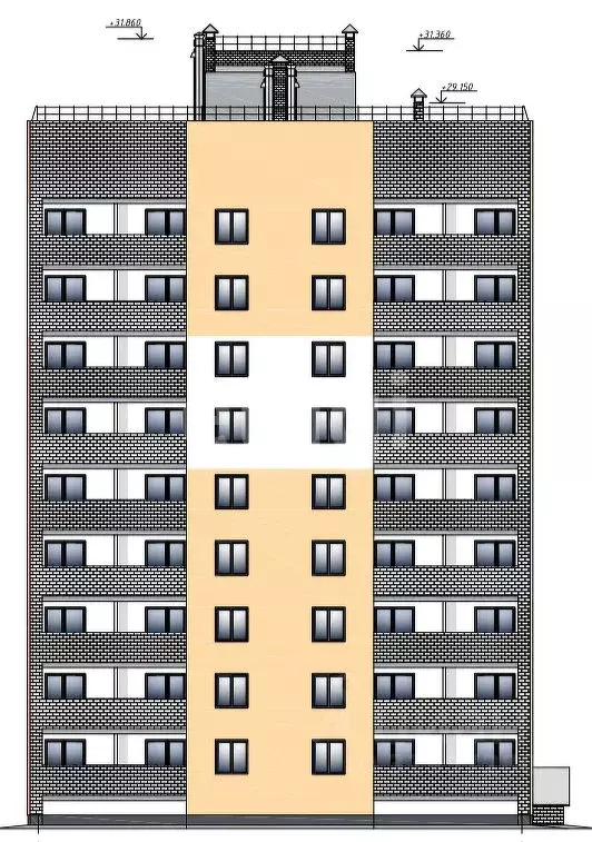2-к кв. Владимирская область, Муром Пионерская ул., 5с2 (57.5 м) - Фото 0