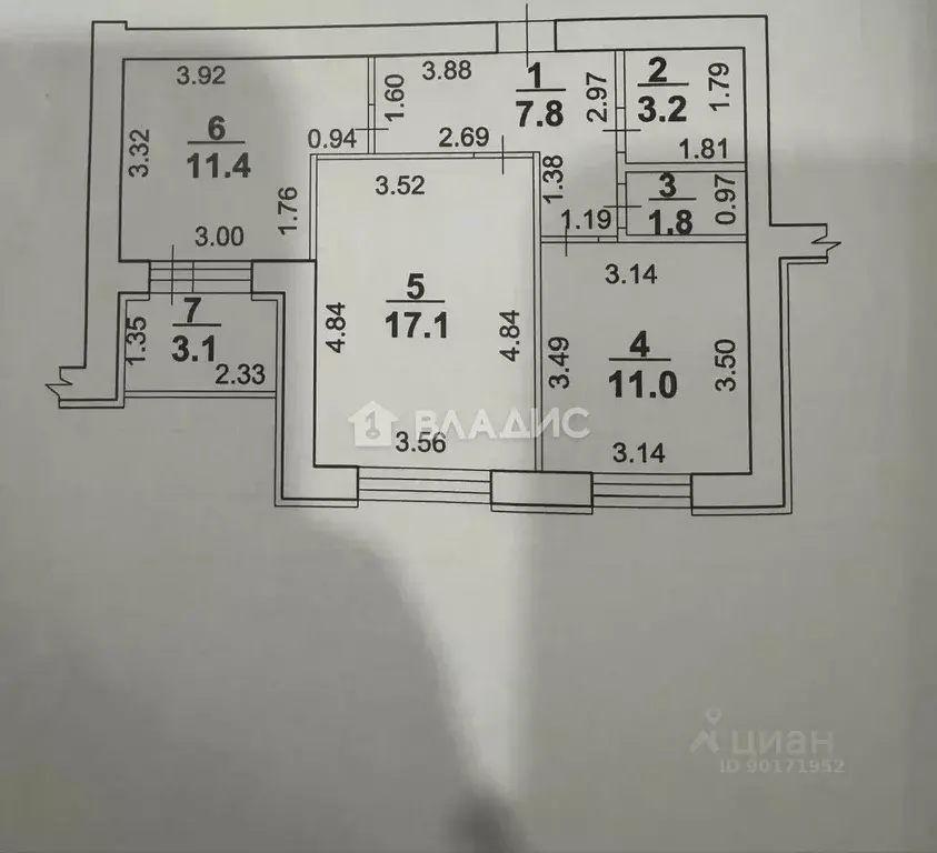 2-к кв. Башкортостан, Стерлитамак ул. Артема, 64 (58.0 м) - Фото 2