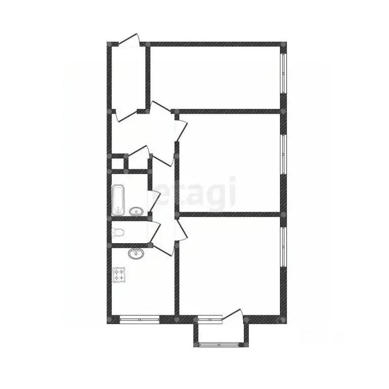 3-к кв. Костромская область, Кострома Советская ул., 136 (72.0 м) - Фото 1